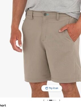 Men's Flat-Front Freefly shorts Size Large